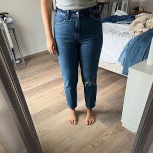 Abercrombie & Fitch Curve Love Mom Jean